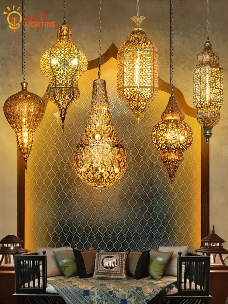 Lighting Metal Wall Decor - Southeast Asia Moroccan Retro Vintage Industrial