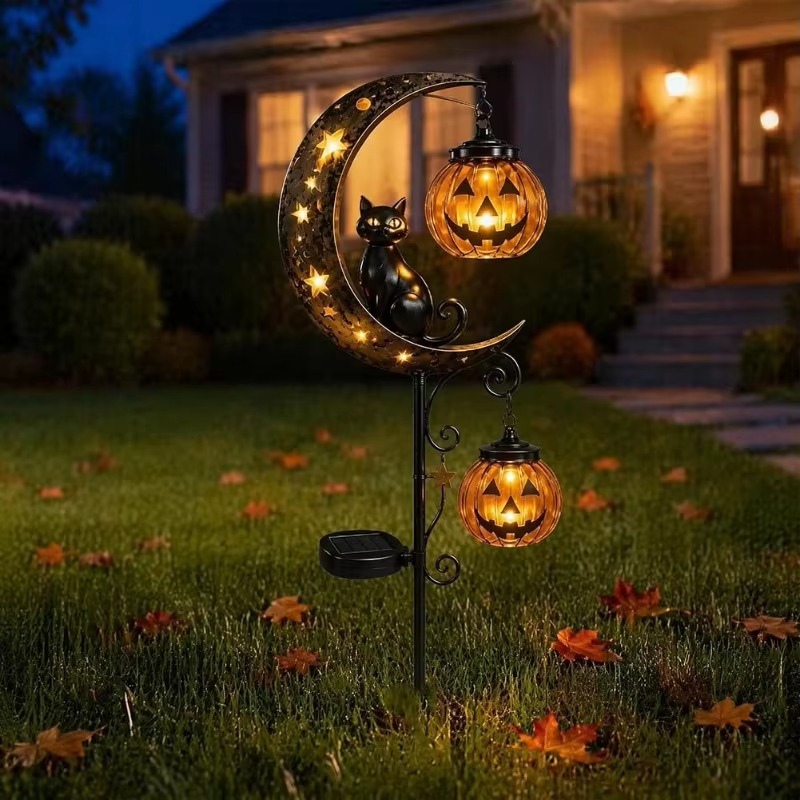 Halloween Solar Garden Stake L - огляд і ціна Led Moon Lamp