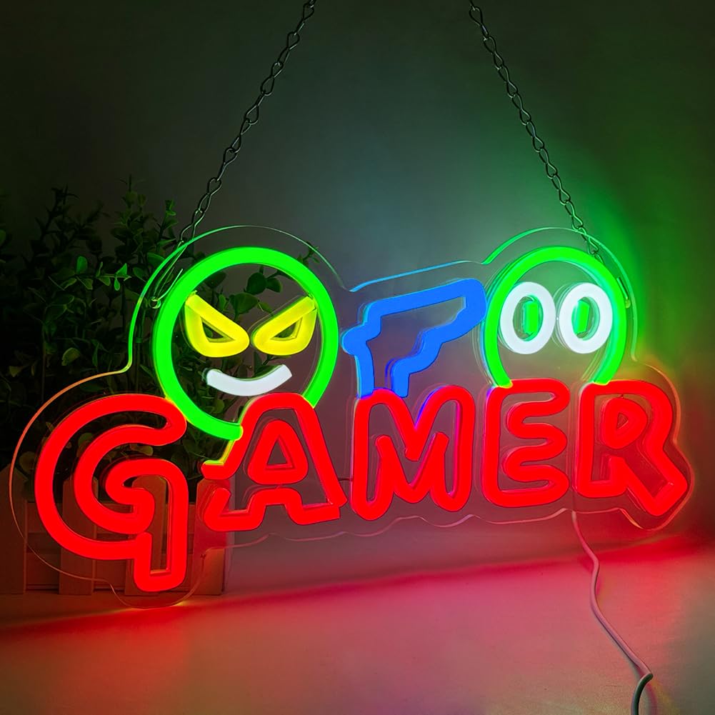 Gamer Neon Sign LED Wall Light - огляд і ціна Lighting Christmas Decor