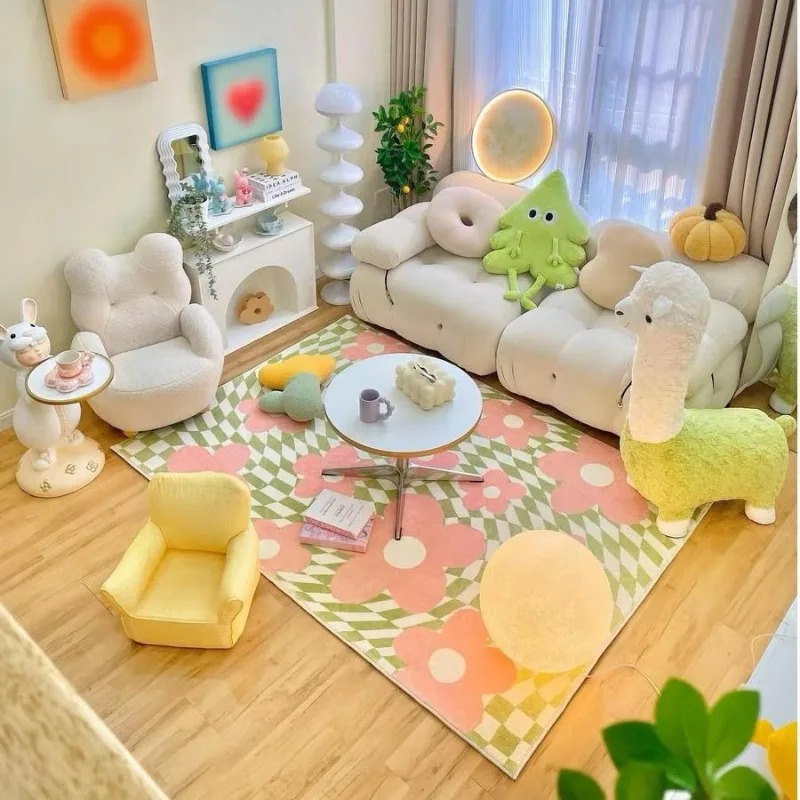 Pink Blue Checkerboard Bedside - огляд і ціна Decor Lighting Online
