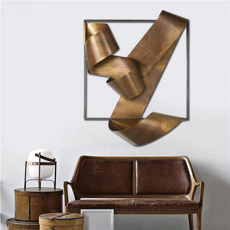 Creative ribbon art wall decor - огляд і ціна Lighting Metal Wall Decor