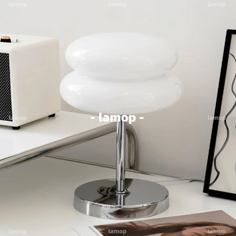 Bauhaus Cream‑Globe Table Lamp - огляд і ціна Lighting Decor Bedroom