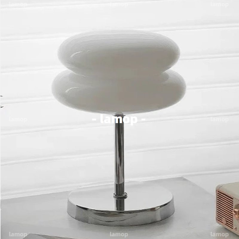 Bauhaus Cream‑Globe Table Lamp - огляд і ціна Lighting Decor Bedroom