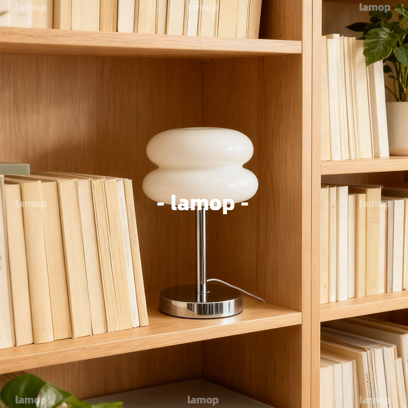 Bauhaus Cream‑Globe Table Lamp - огляд і ціна Lighting Decor Bedroom