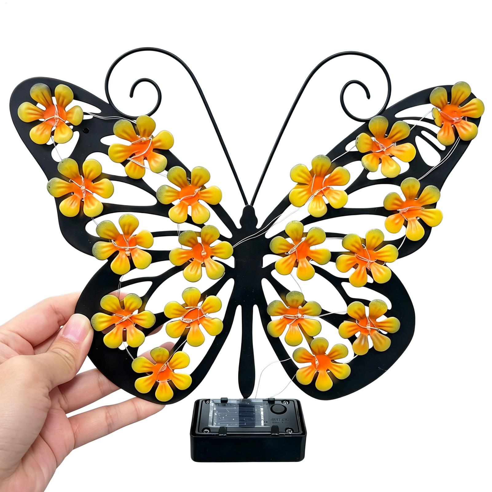 Solar Garden Lights Metal Art  - огляд і ціна Lighting Metal Wall Decor