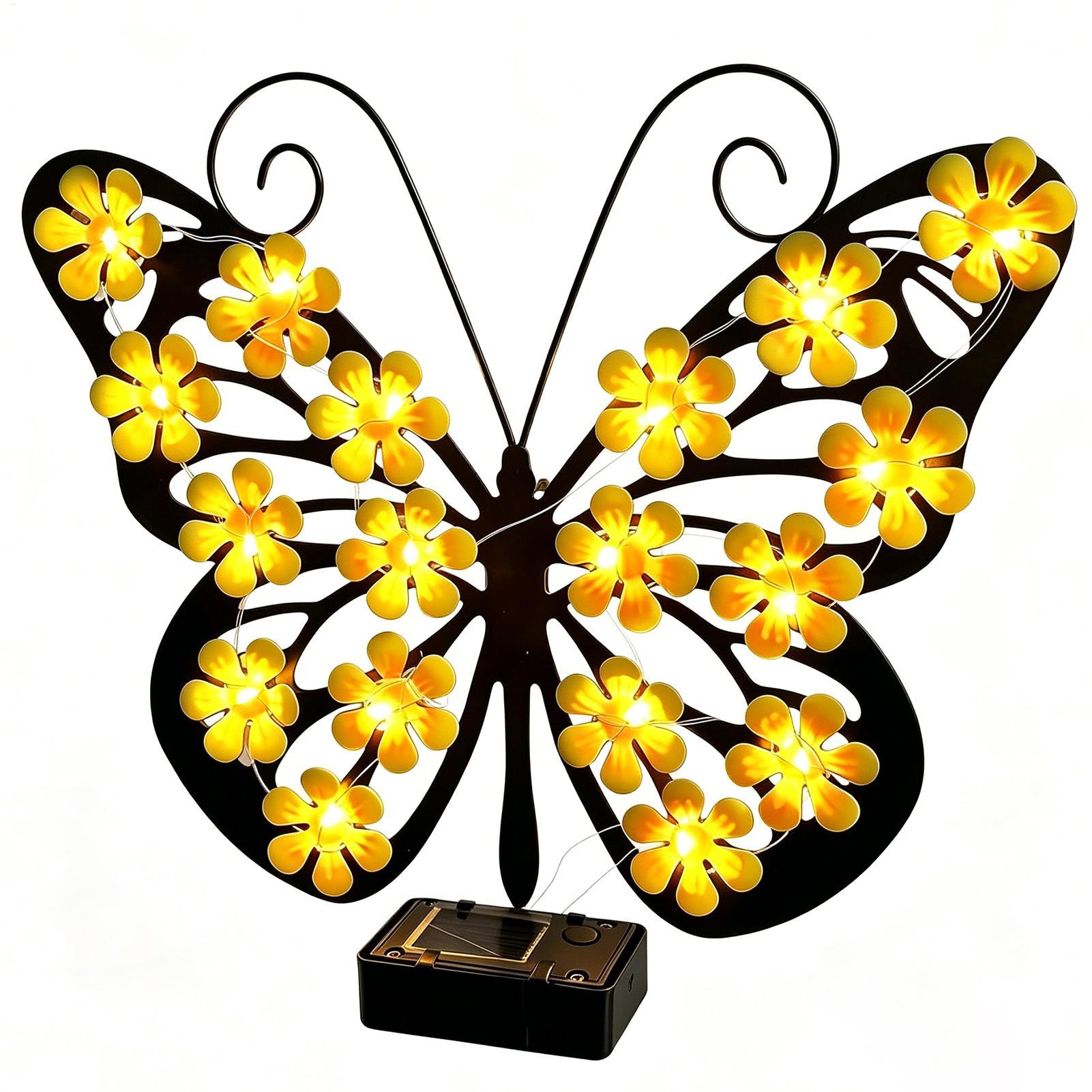 Solar Garden Lights Metal Art  - огляд і ціна Lighting Metal Wall Decor