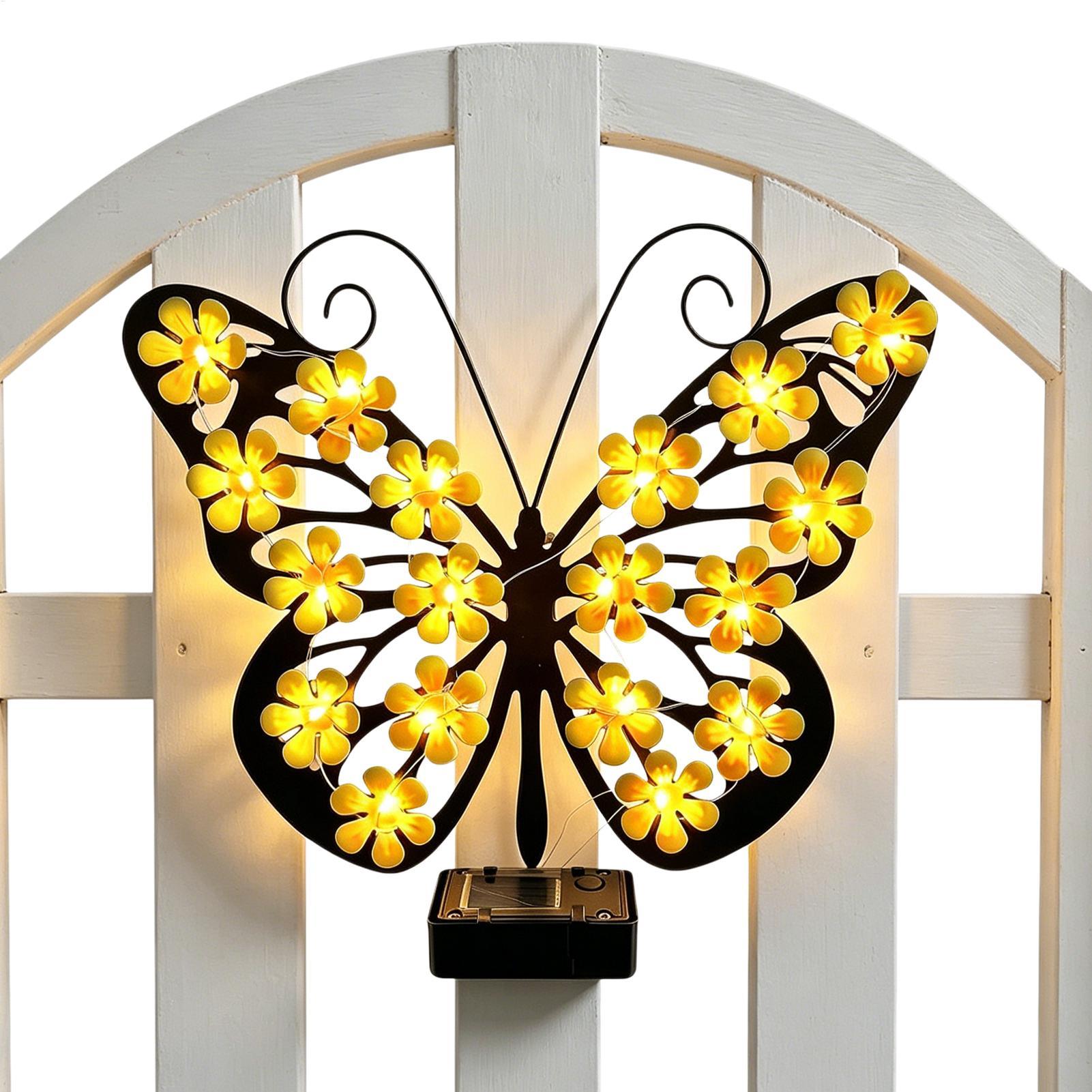 Solar Garden Lights Metal Art  - огляд і ціна Lighting Metal Wall Decor