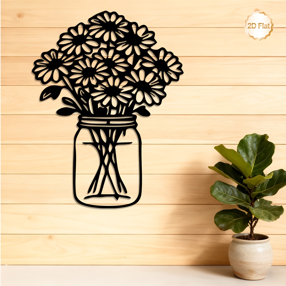CIFBUY Metal Wall Art Daisy Bo - огляд і ціна Lighting Metal Wall Decor