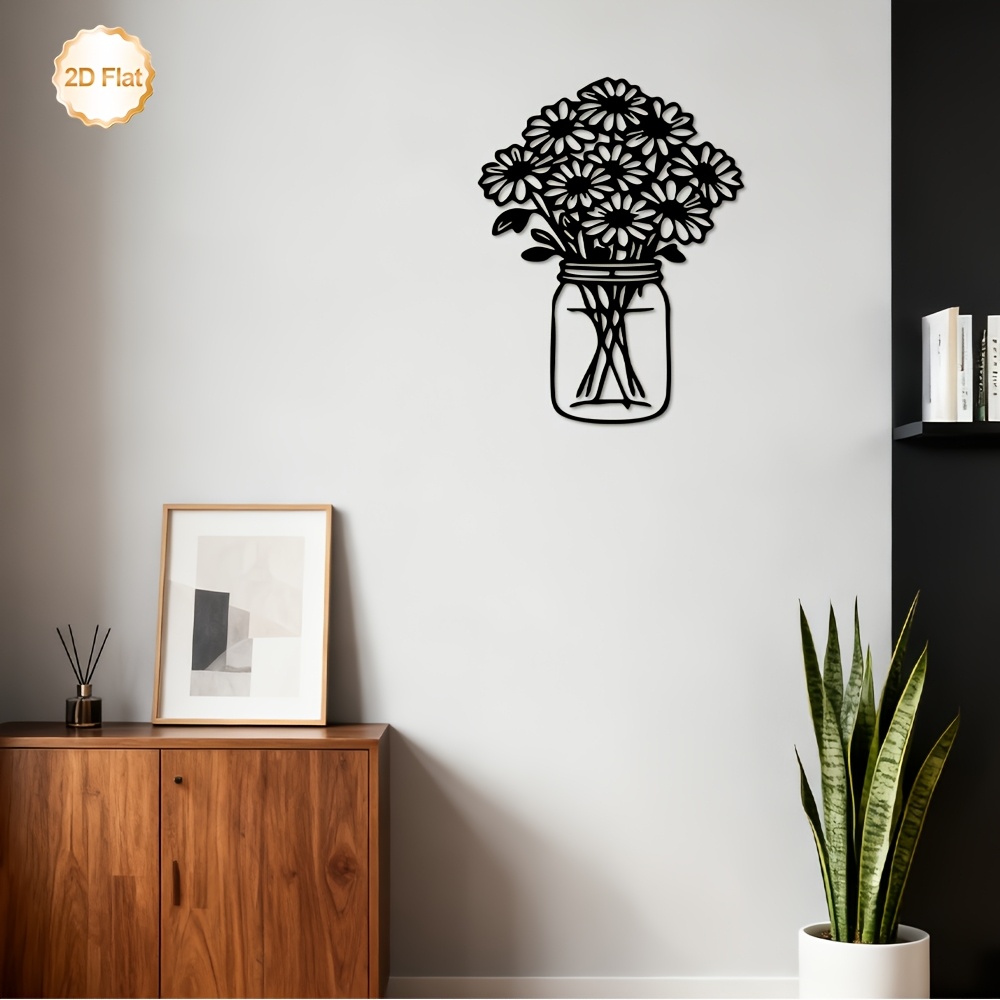 CIFBUY Metal Wall Art Daisy Bo - огляд і ціна Lighting Metal Wall Decor