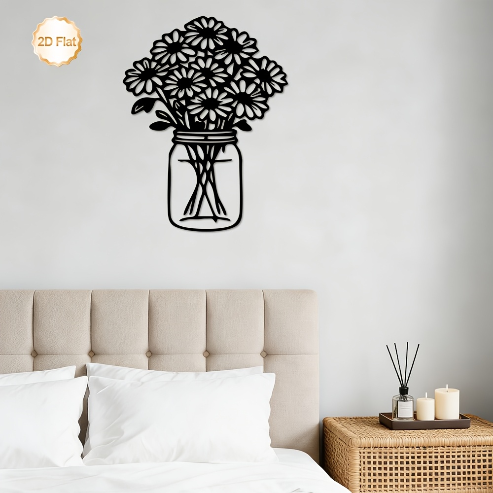 CIFBUY Metal Wall Art Daisy Bo - огляд і ціна Lighting Metal Wall Decor