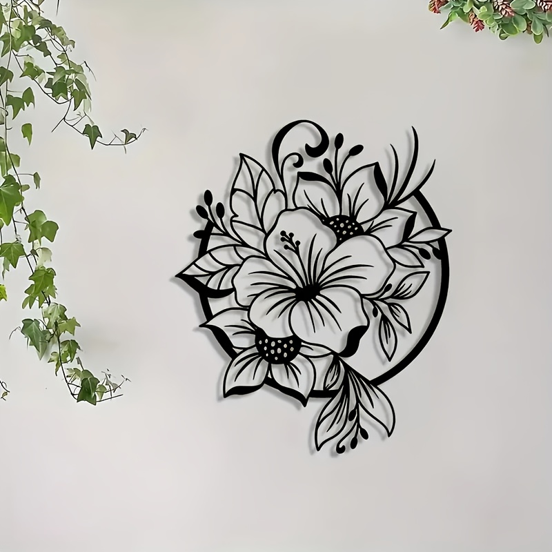 CIFBUY Metal Wall Art Lily Flo - огляд і ціна Lighting Metal Wall Decor
