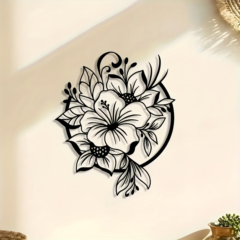 CIFBUY Metal Wall Art Lily Flo - огляд і ціна Lighting Metal Wall Decor