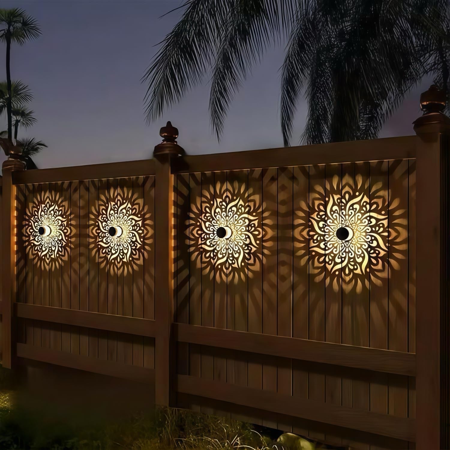 2 Units of Mandala Solar Power - огляд і ціна Lighting Metal Wall Decor