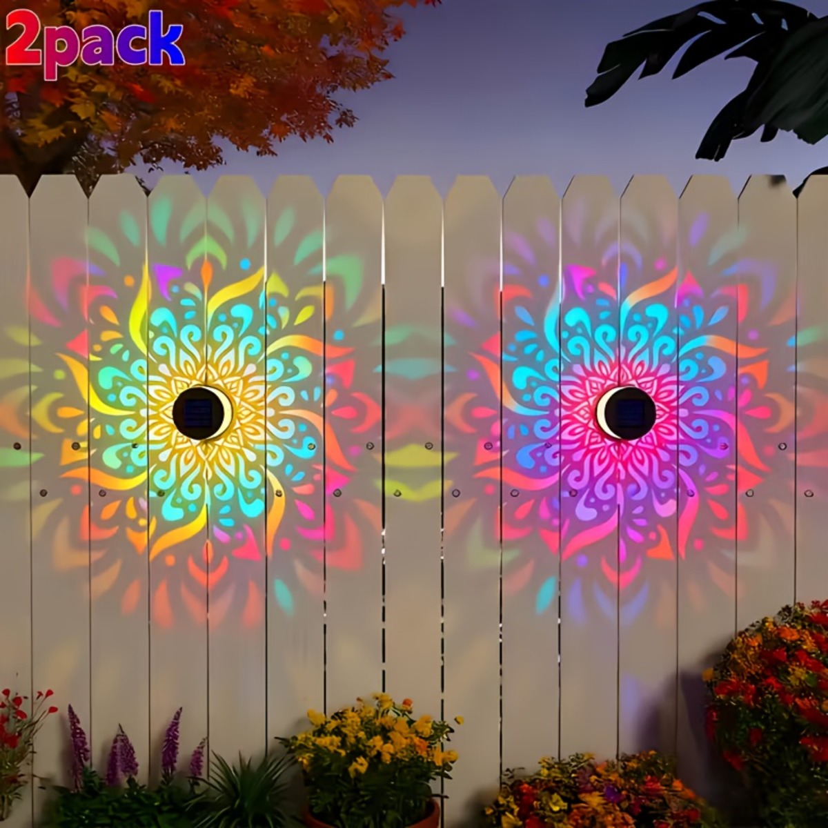 2 Units of Mandala Solar Power - огляд і ціна Lighting Metal Wall Decor