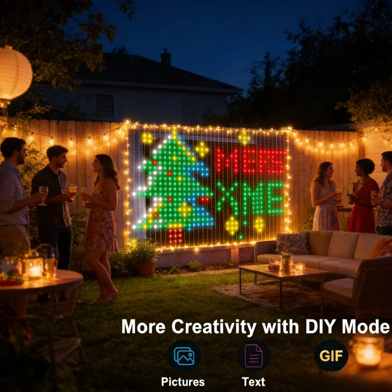 Smart 400LED Curtain Lights, M - огляд і ціна Lighting Christmas Decor