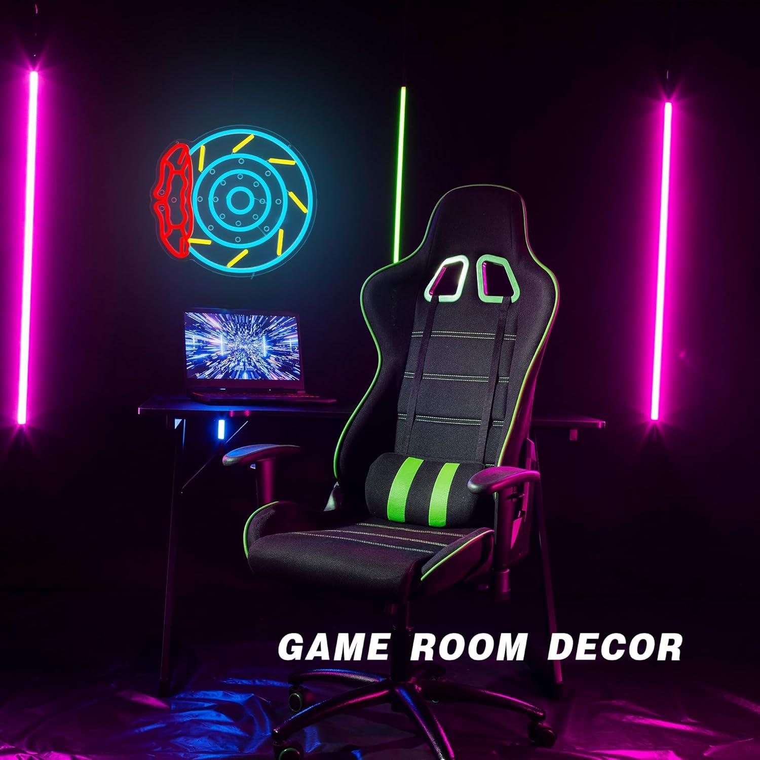 Brake Pads Neon Sign LED Garag - огляд і ціна Led Lighting Wall Decor