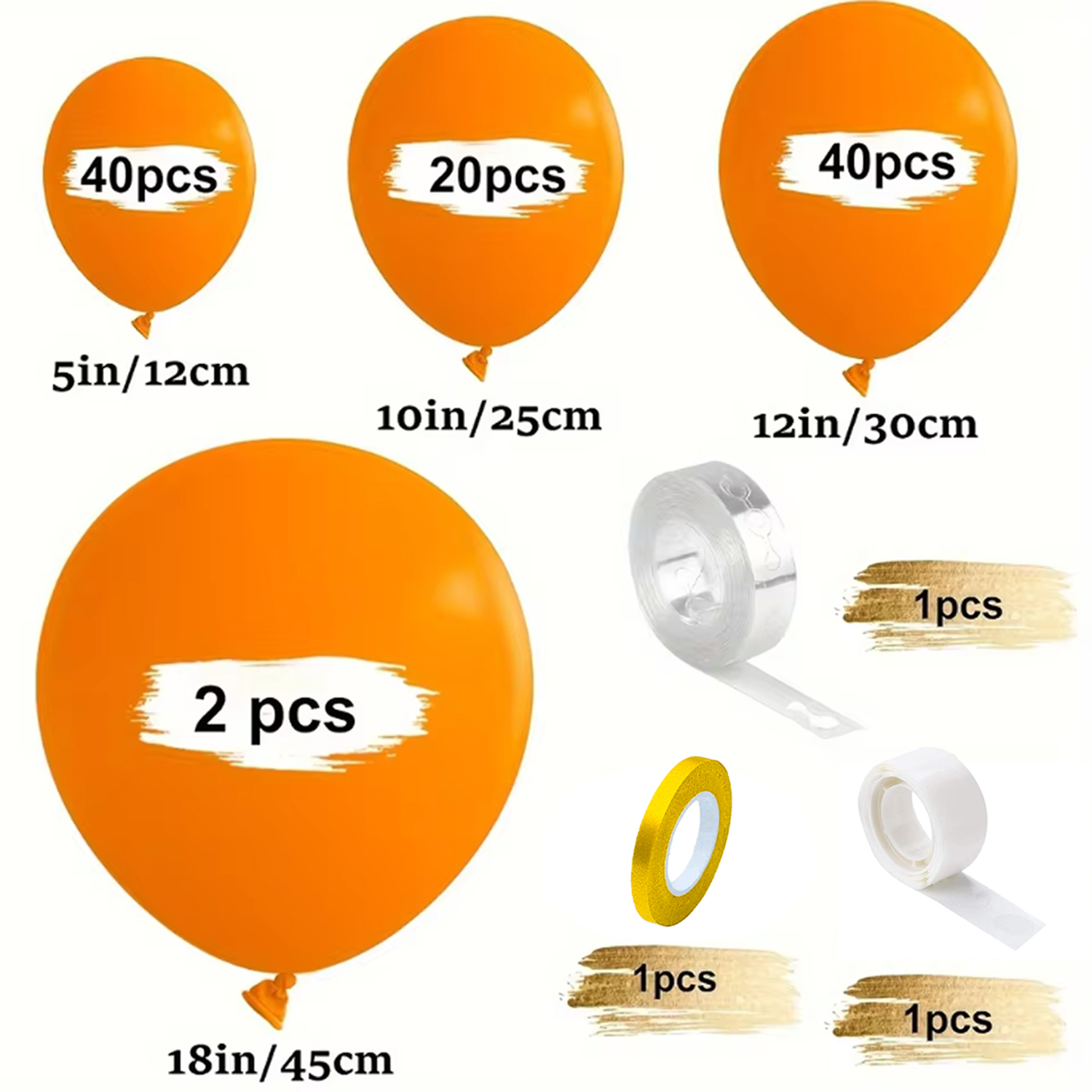 102 Pieces of Orange Balloon S - огляд і ціна Orange Lighting Decor