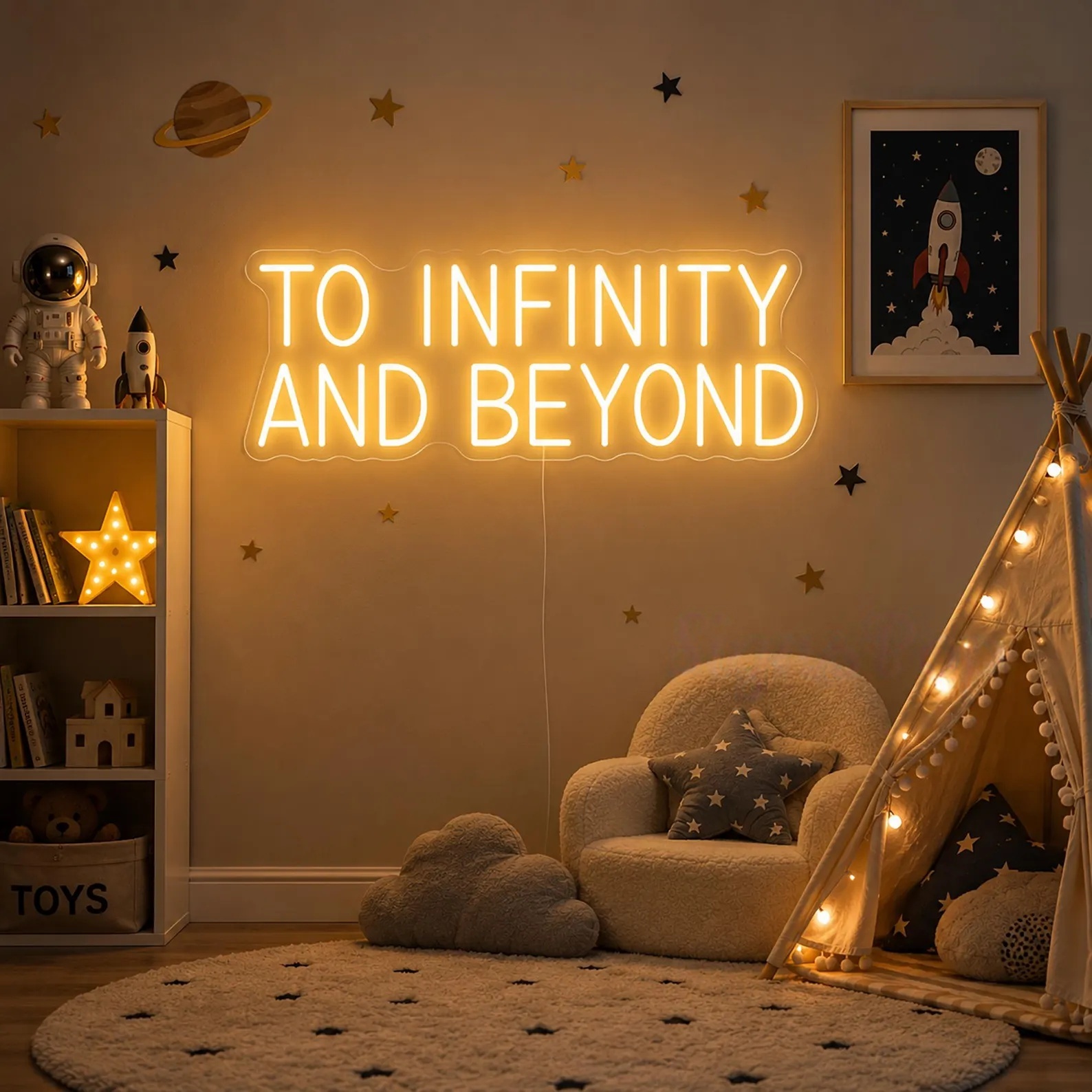 To Infinity And Beyond Neon Si - огляд і ціна Lighting Decor And Beyond