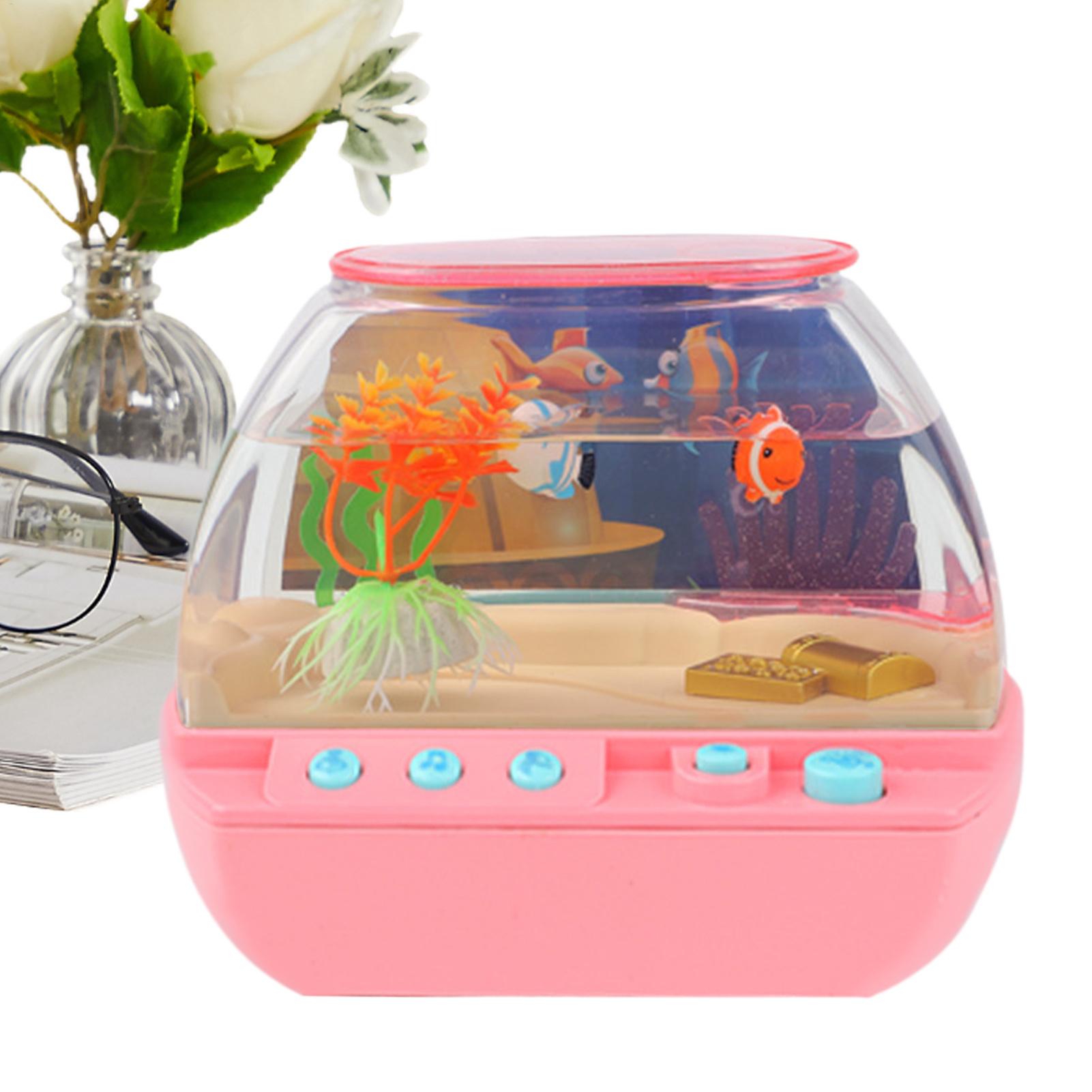Toy Fish Tank Home Decoration  - огляд і ціна Lighting Decor Bedroom