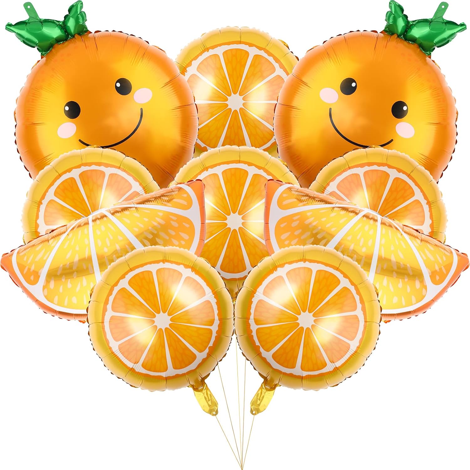10Pcs Orange Slice Fruit Ballo - огляд і ціна Orange Lighting Decor