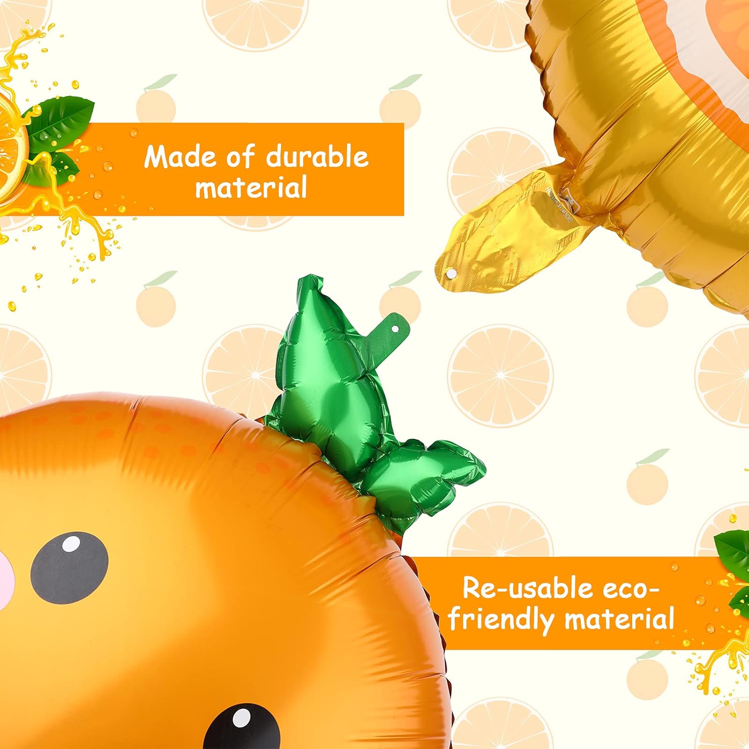 10Pcs Orange Slice Fruit Ballo - огляд і ціна Orange Lighting Decor