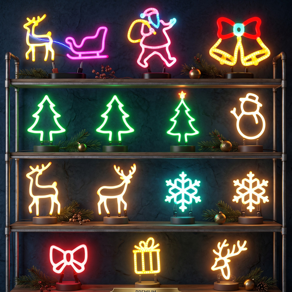 Christmas Decoration LED Neon  - огляд і ціна Led Lighting Wall Decor