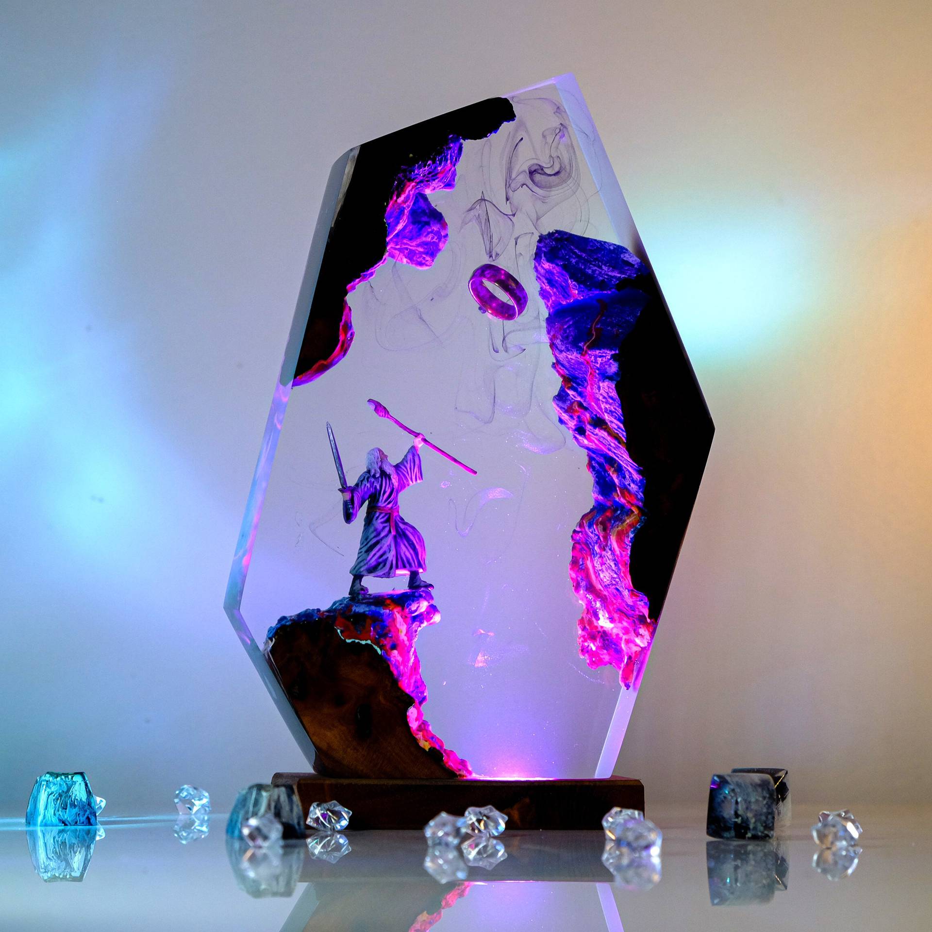 Movie Scence Figure Table Resi - огляд і ціна Lighting Christmas Decor