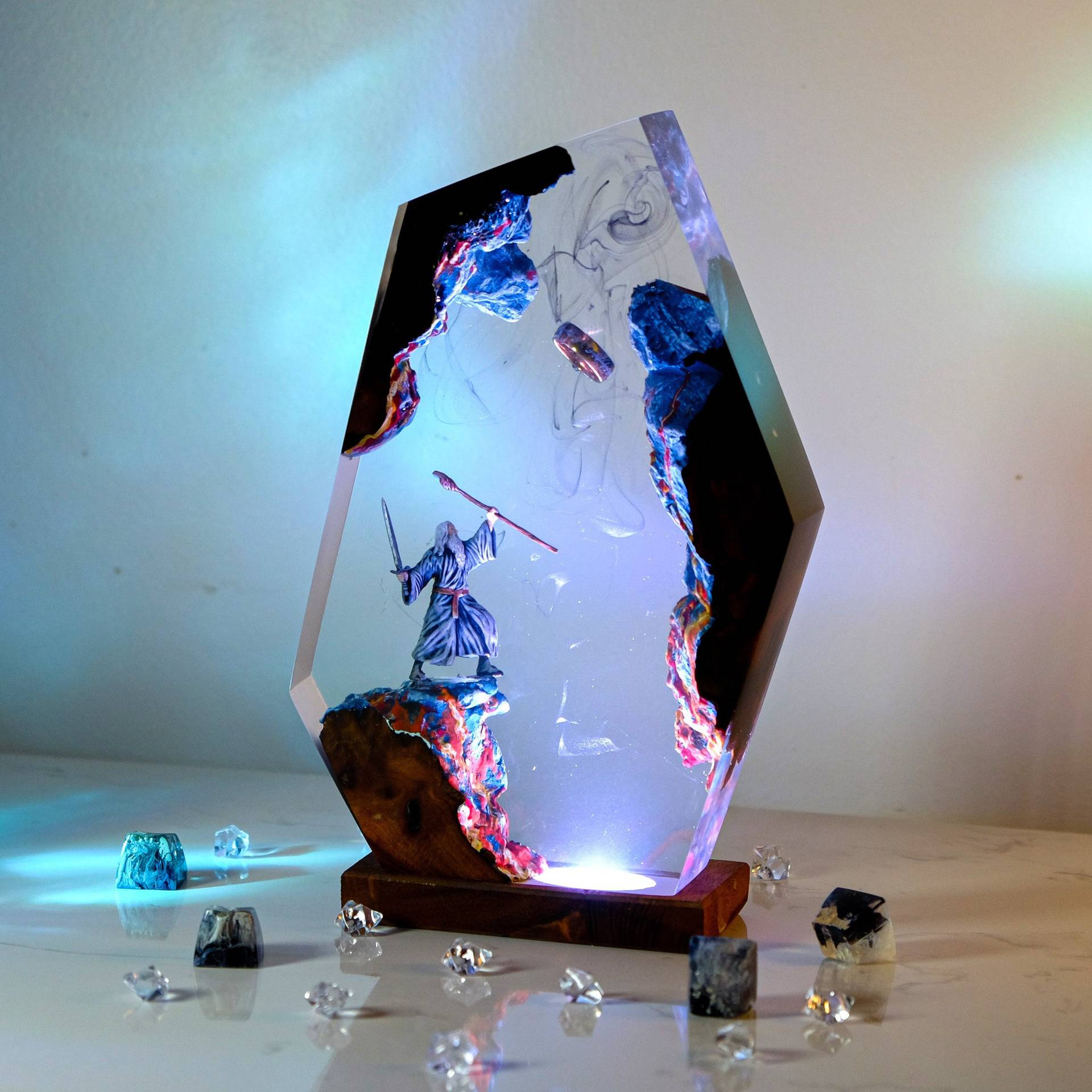 Movie Scence Figure Table Resi - огляд і ціна Lighting Christmas Decor