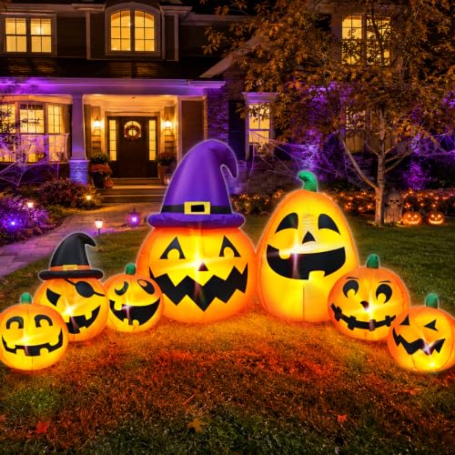 Outdoor Halloween inflatable p - огляд і ціна Orange Lighting Decor