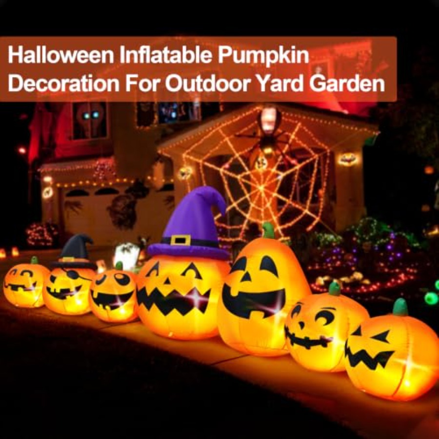 Outdoor Halloween inflatable p - огляд і ціна Orange Lighting Decor