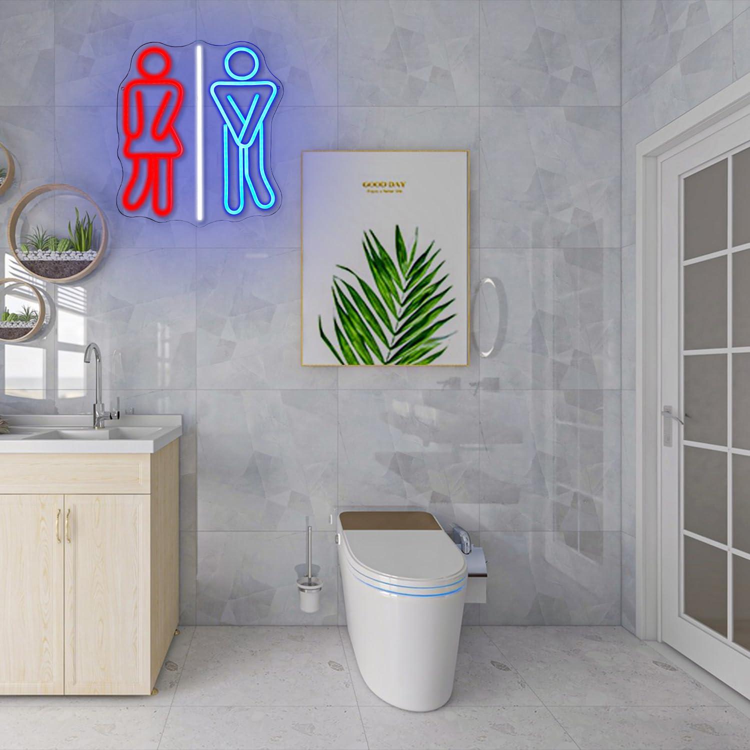 Restroom Neon Signs Toilets US - огляд і ціна Lighting Decor Bedroom