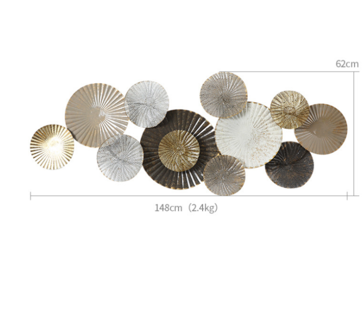 -148x62cm Dropshipping Product - огляд і ціна Lighting Metal Wall Decor