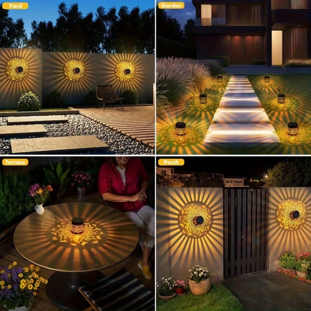 Sunflower Mandala Solar Wall L - огляд і ціна Lighting Metal Wall Decor