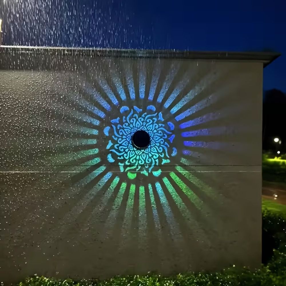 Sunflower Mandala Solar Wall L - огляд і ціна Lighting Metal Wall Decor