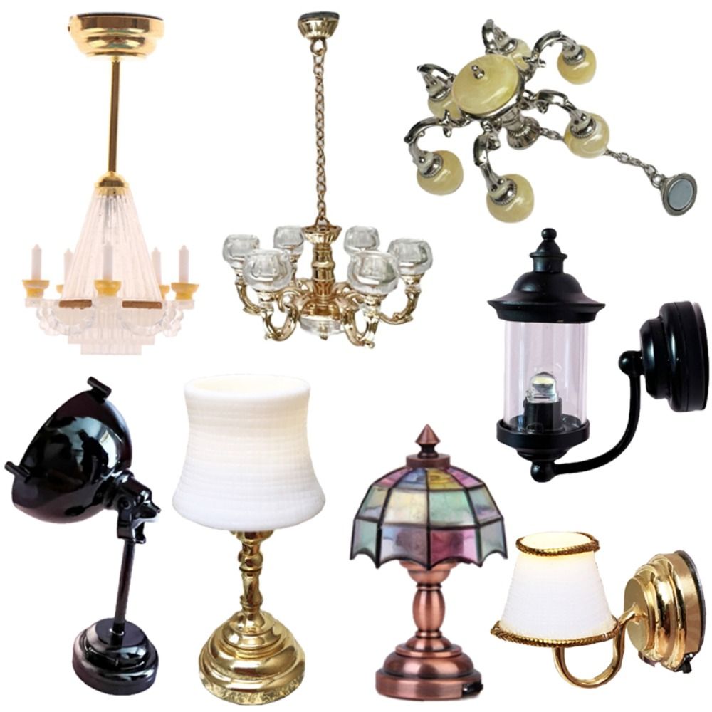 1:12 Scale Dollhouse Miniature - огляд і ціна Lighting Metal Wall Decor